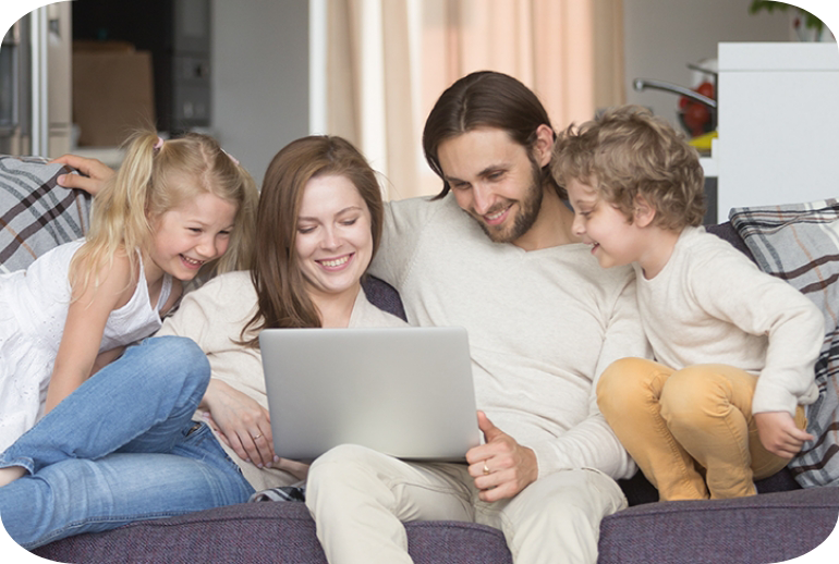 A household adding personal records to their Firevault vault from home