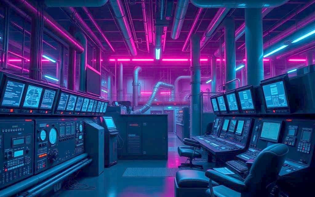Industrial control room protected by Offline Secure Storage